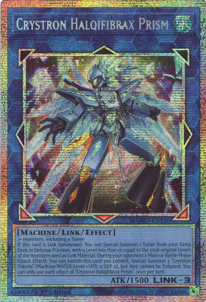 Crystron Halqifibrax Prism (Starlight Rare) (MAMO-EN126) - Starlight Rare