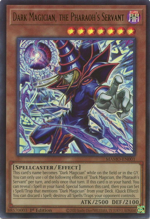 Dark Magician, the Pharaoh's Servant (MAMO-EN001) - Ultra Rare