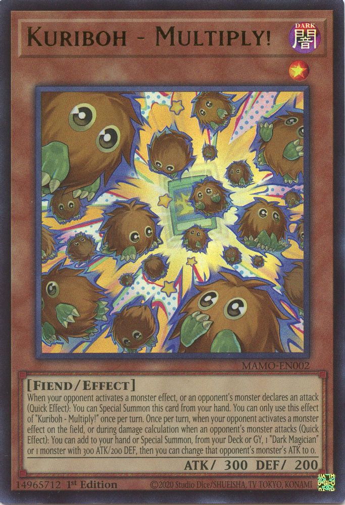 Kuriboh - Multiply! (MAMO-EN002) - Ultra Rare