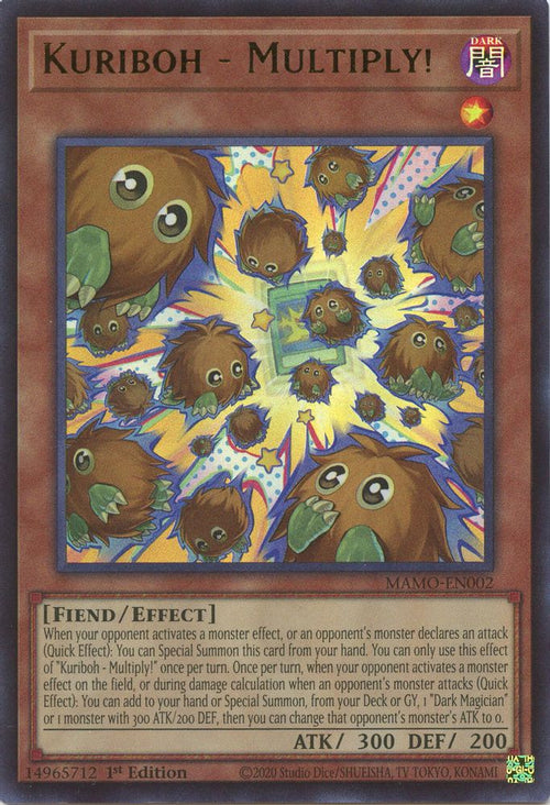 Kuriboh - Multiply! (MAMO-EN002) - Ultra Rare