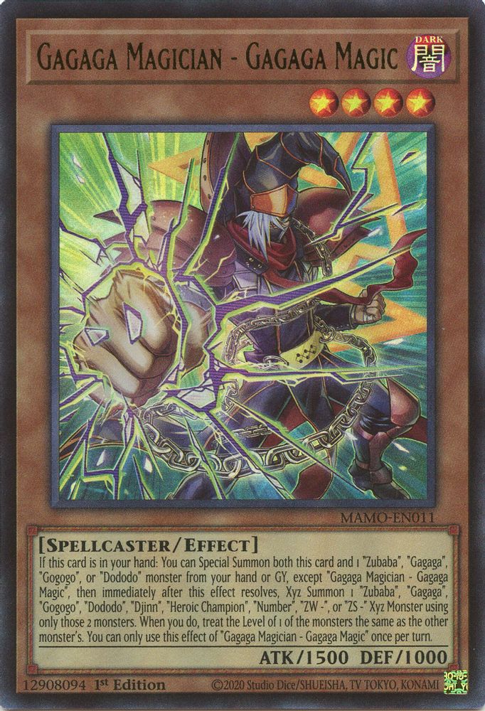 Gagaga Magician - Gagaga Magic (MAMO-EN011) - Ultra Rare