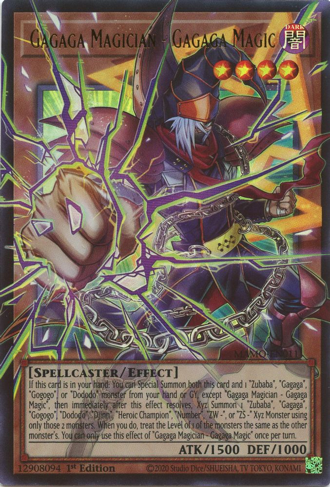 Gagaga Magician - Gagaga Magic (Extended Art) (MAMO-EN011) - Ultra Rare