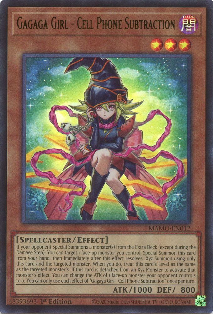 Gagaga Girl - Cell Phone Subtraction (MAMO-EN012) - Ultra Rare