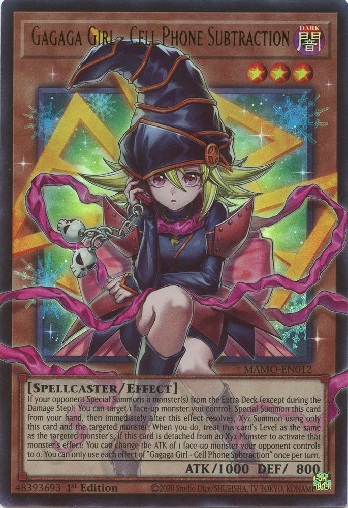 Gagaga Girl - Cell Phone Subtraction (Extended Art) (MAMO-EN012) - Ultra Rare