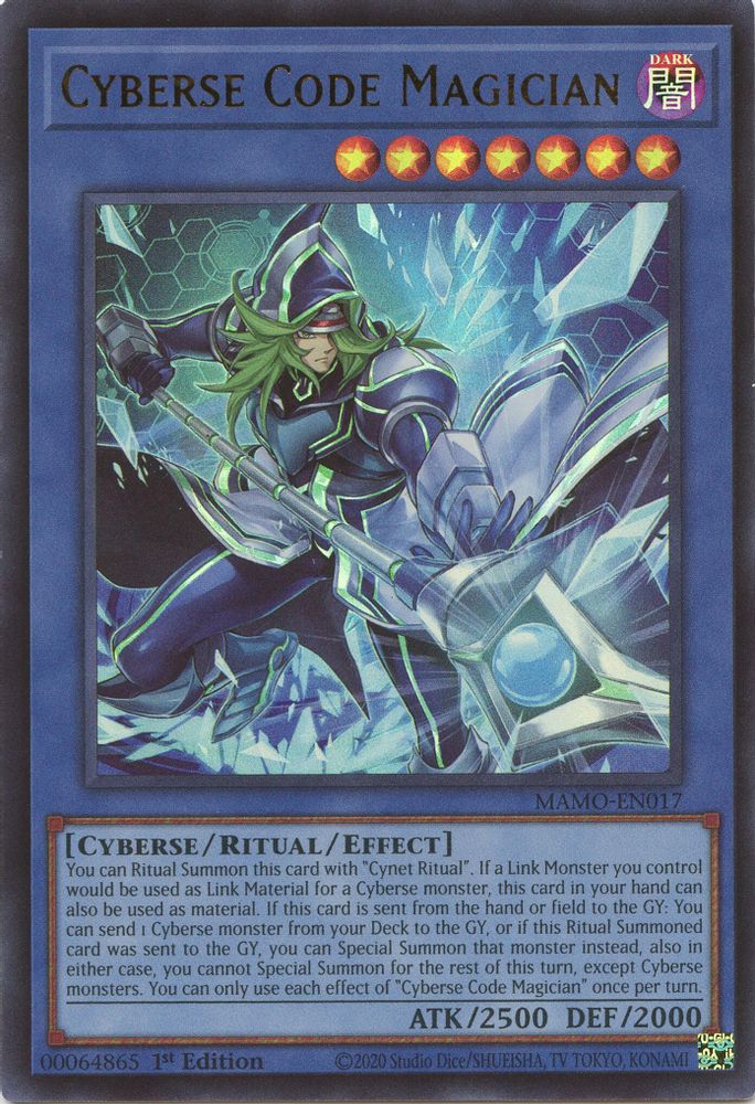 Cyberse Code Magician (MAMO-EN017) - Ultra Rare