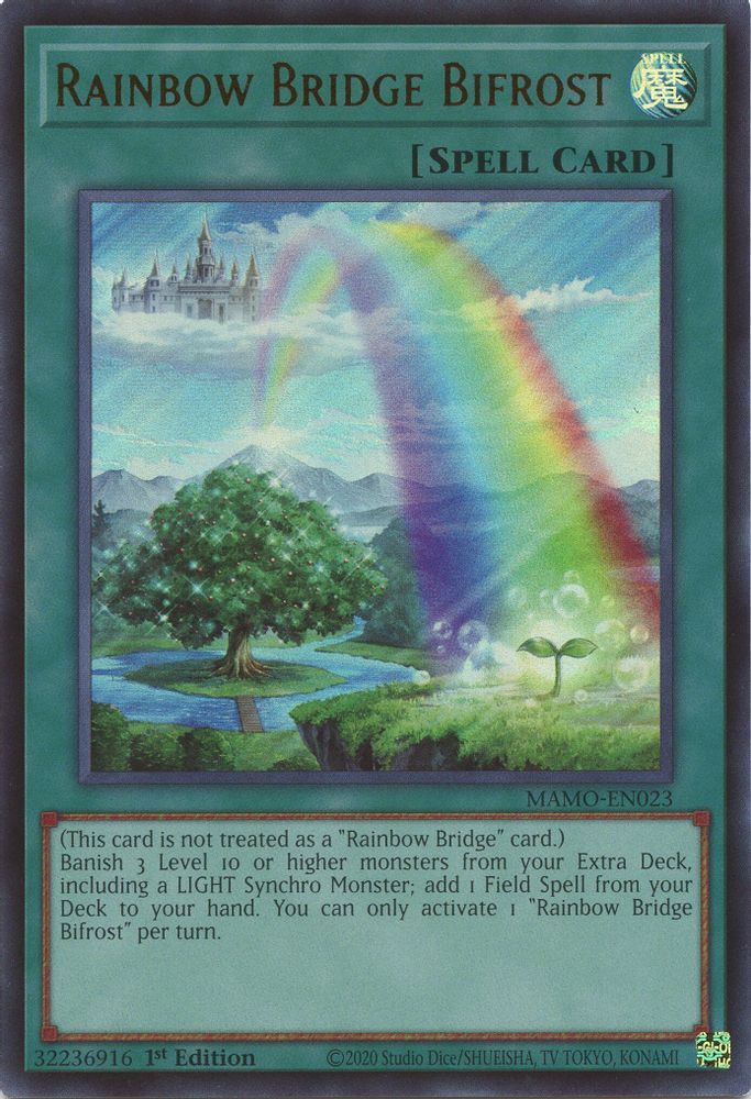 Rainbow Bridge Bifrost (MAMO-EN023) - Ultra Rare
