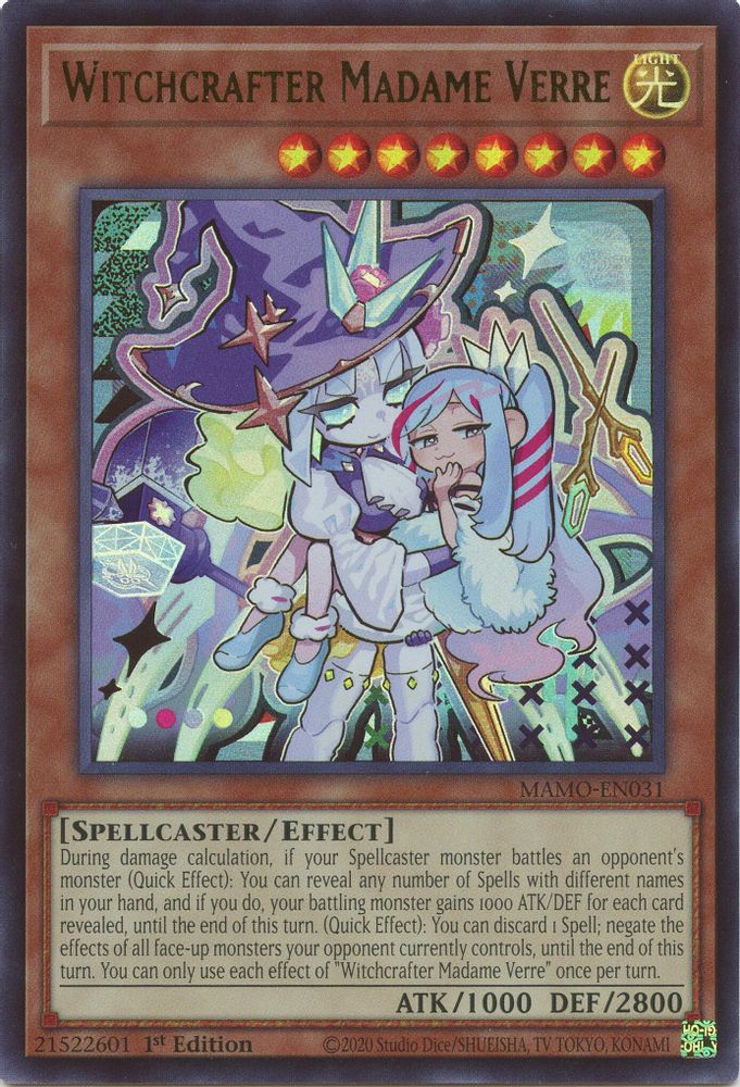 Witchcrafter Madame Verre (MAMO-EN031) - Ultra Rare