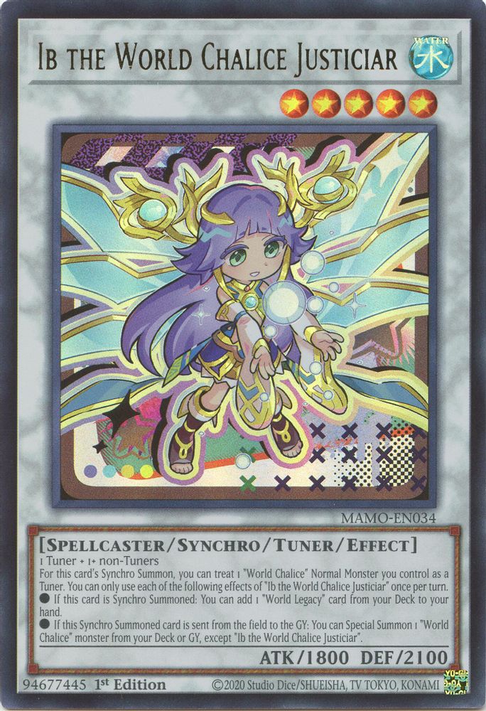 Ib the World Chalice Justiciar (MAMO-EN034) - Ultra Rare
