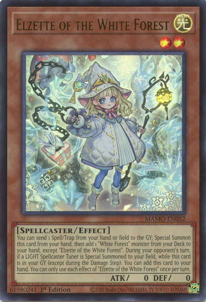 Elzette of the White Forest (MAMO-EN052) - Ultra Rare