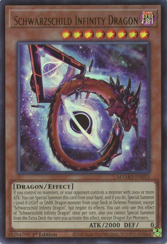 Schwarzschild Infinity Dragon (MAMO-EN053) - Ultra Rare