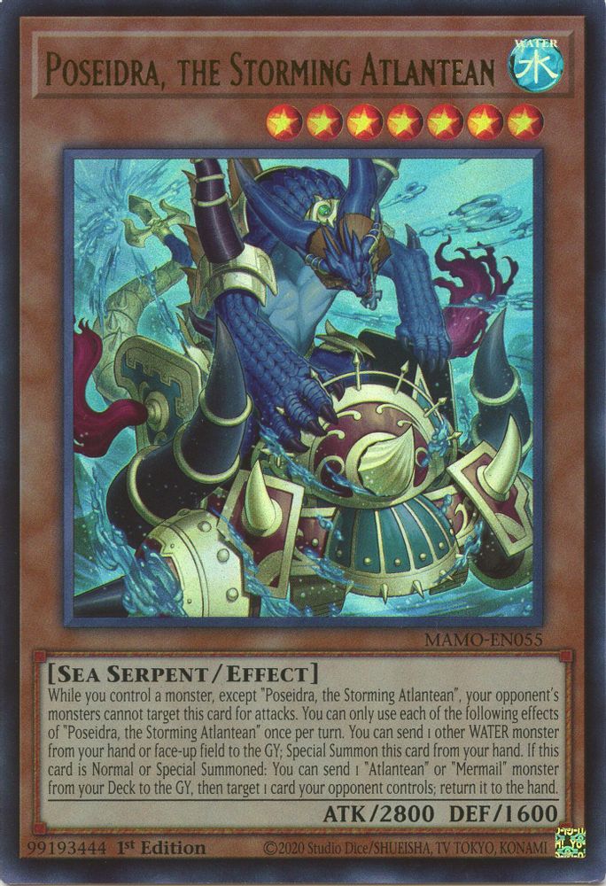 Poseidra, the Storming Atlantean (MAMO-EN055) - Ultra Rare