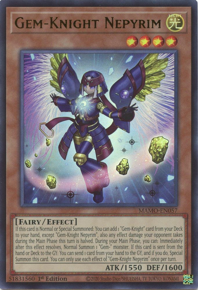Gem-Knight Nepyrim (MAMO-EN057) - Ultra Rare