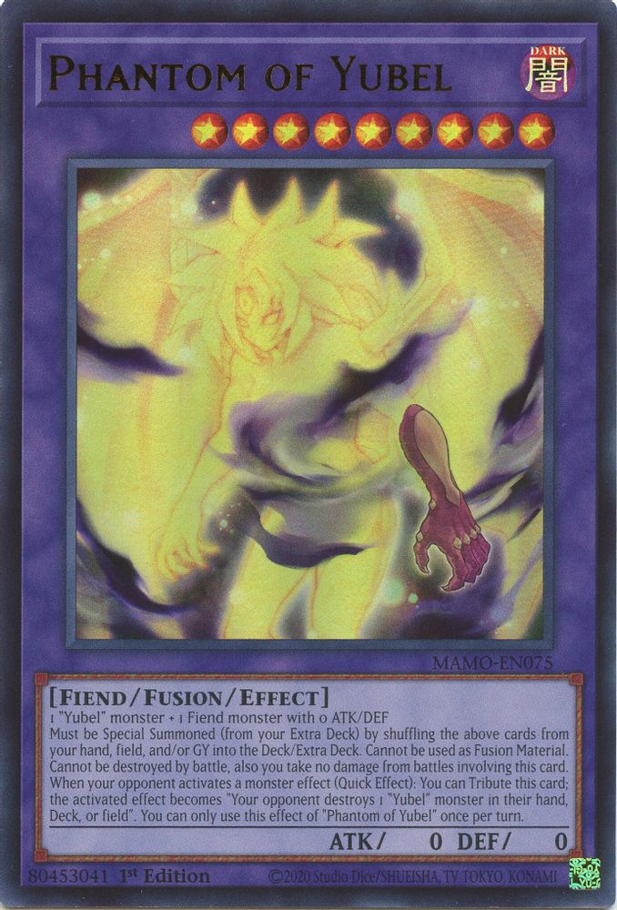 Phantom of Yubel (MAMO-EN075) - Ultra Rare