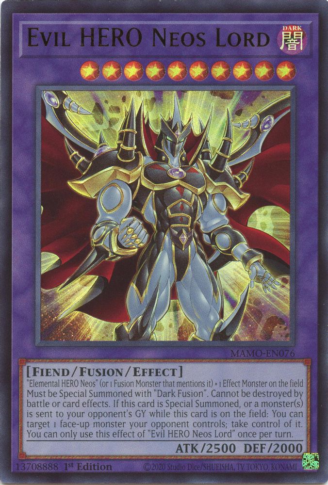 Evil HERO Neos Lord (MAMO-EN076) - Ultra Rare