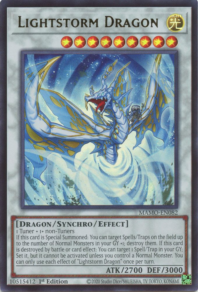 Lightstorm Dragon (MAMO-EN082) - Ultra Rare
