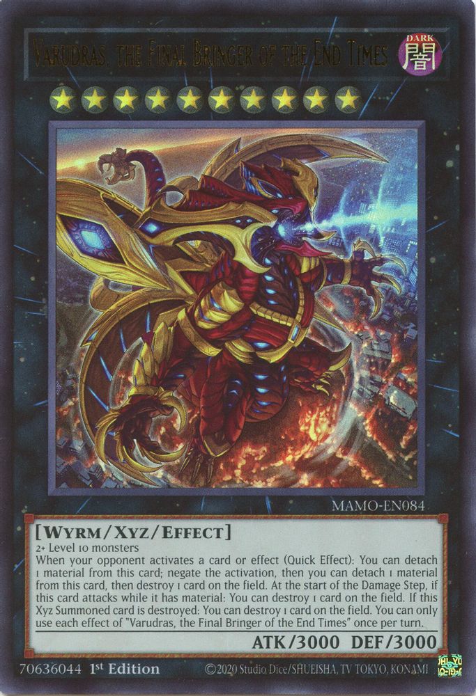 Varudras, the Final Bringer of the End Times (MAMO-EN084) - Ultra Rare