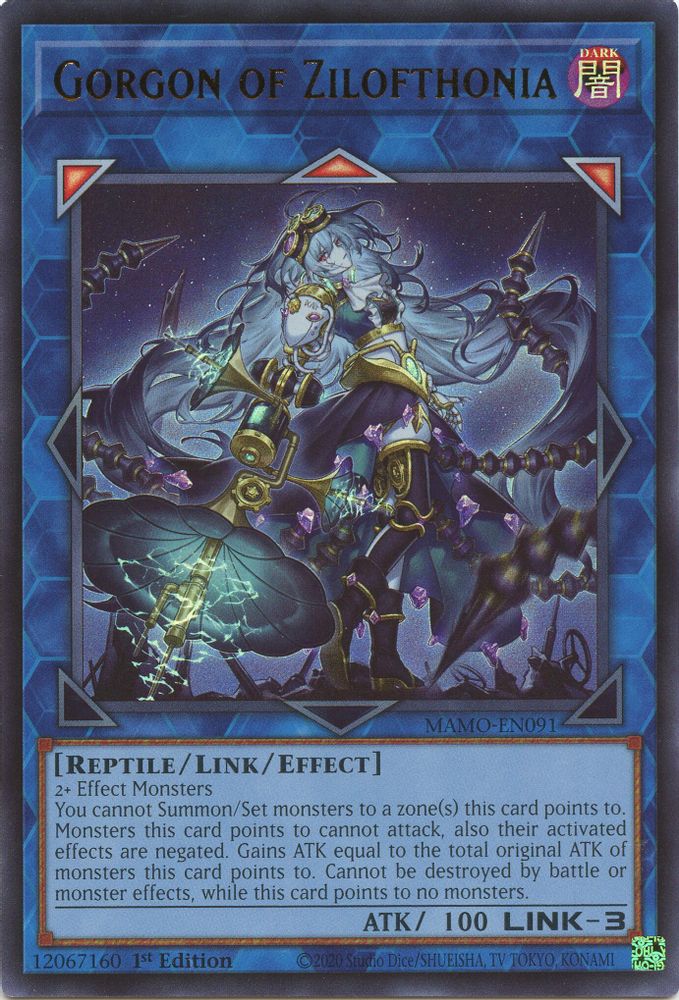 Gorgon of Zilofthonia (MAMO-EN091) - Ultra Rare