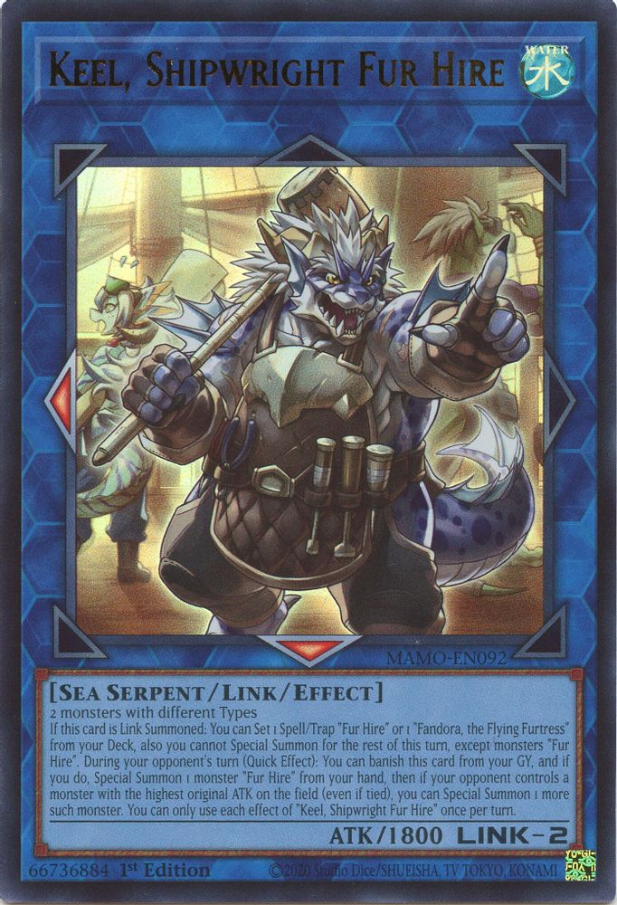 Keel, Shipwright Fur Hire (MAMO-EN092) - Ultra Rare