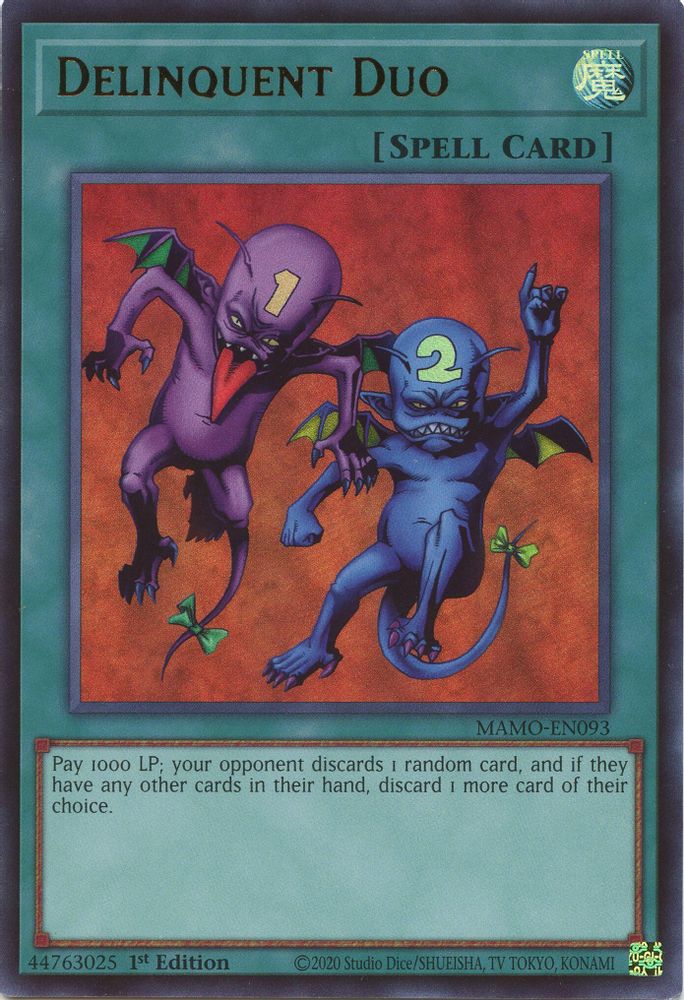 Delinquent Duo (MAMO-EN093) - Ultra Rare