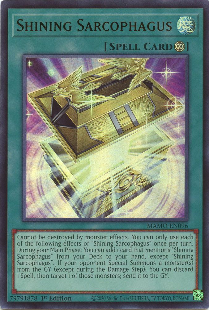 Shining Sarcophagus (MAMO-EN096) - Ultra Rare