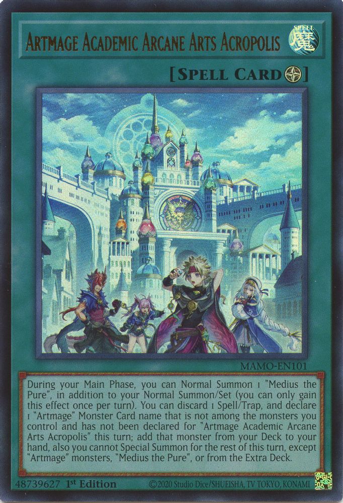 Artmage Academic Arcane Arts Acropolis (MAMO-EN101) - Ultra Rare