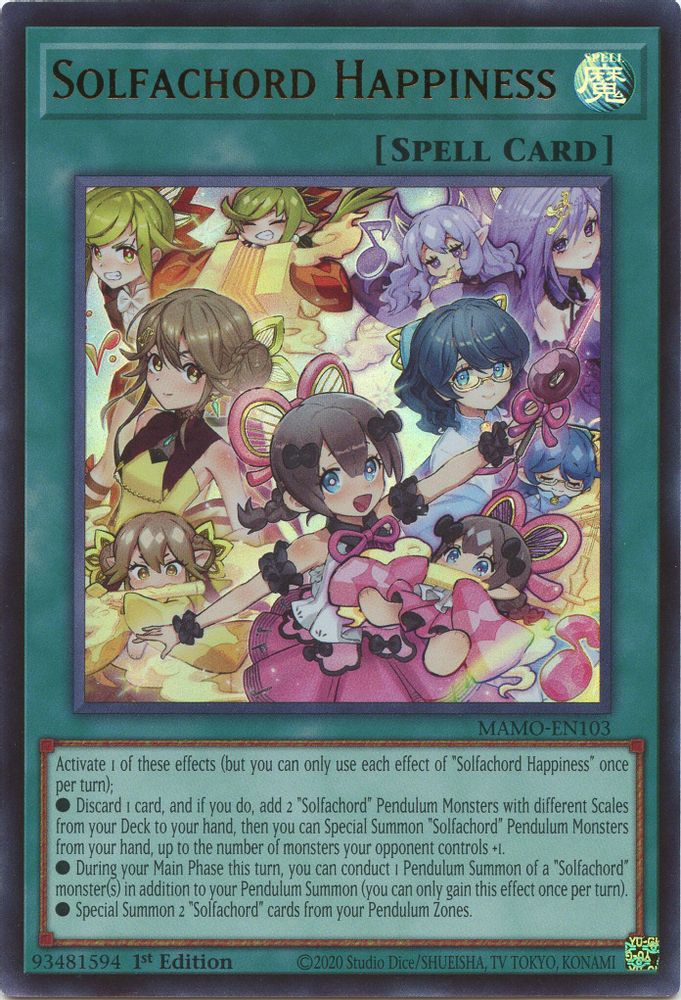 Solfachord Happiness (MAMO-EN103) - Ultra Rare