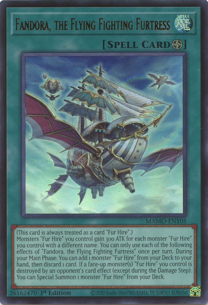 Fandora, the Flying Fighting Furtress (MAMO-EN105) - Ultra Rare