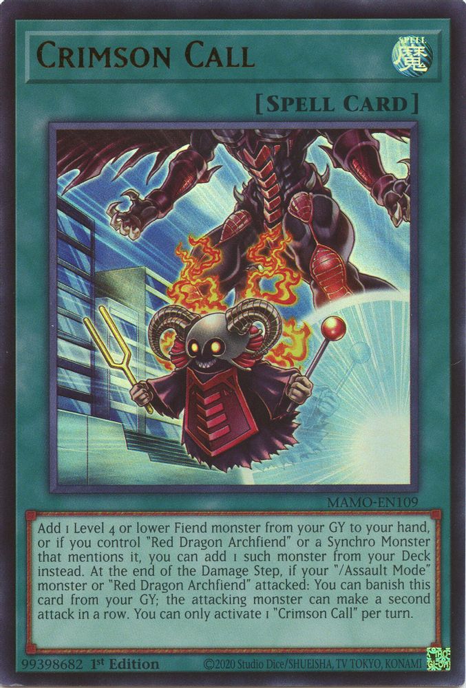 Crimson Call (MAMO-EN109) - Ultra Rare