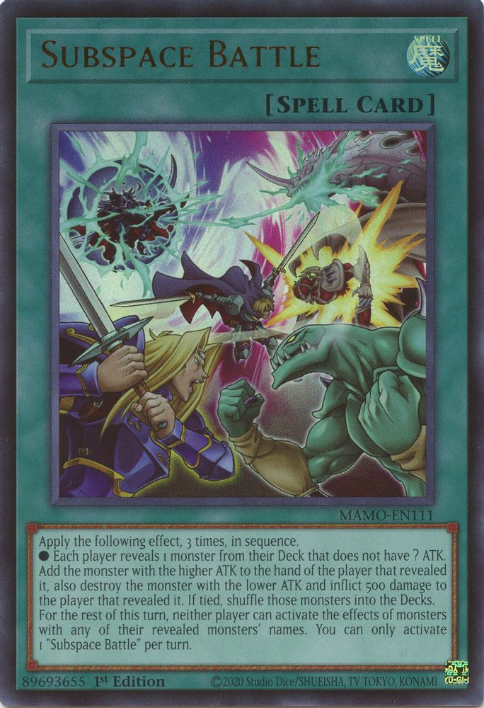 Subspace Battle (MAMO-EN111) - Ultra Rare