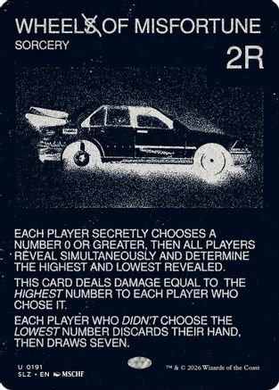 Wheel of Misfortune (0191) (SLZ-191) - Secret Lair x MSCHF: The Zeta Set