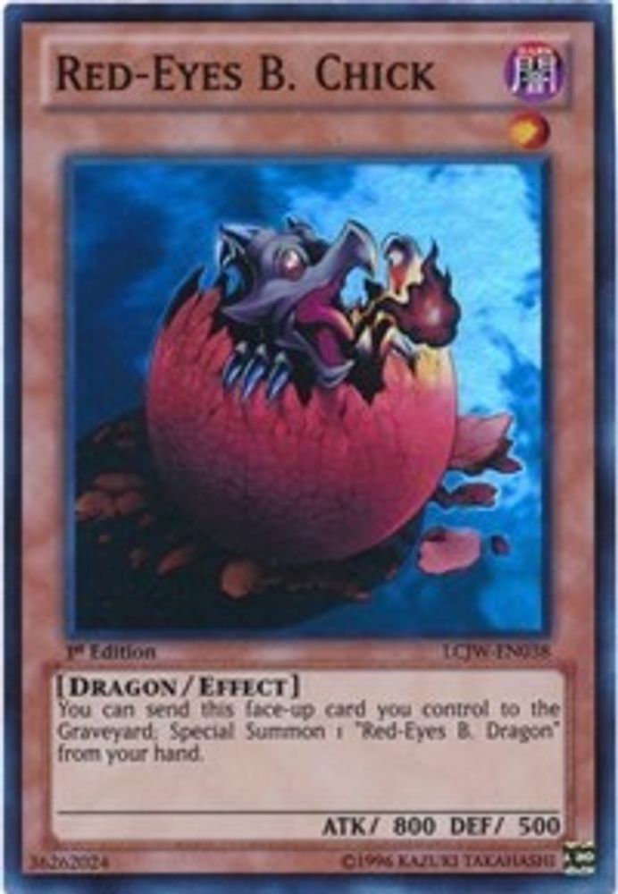 Red-Eyes B. Chick (LCJW-EN038) - Super Rare