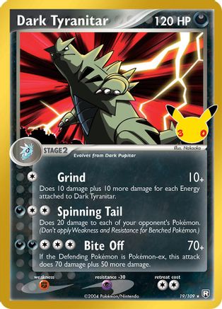 Dark Tyranitar 019  - Holofoil - Classic Collection