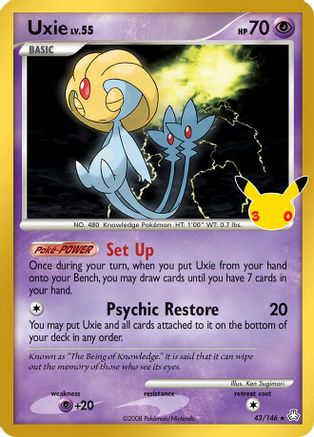 Uxie 043  - Holofoil - Classic Collection