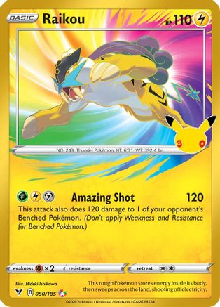 Raikou 050  - Holofoil - Classic Collection