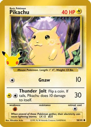 Pikachu 058  - Holofoil - Classic Collection