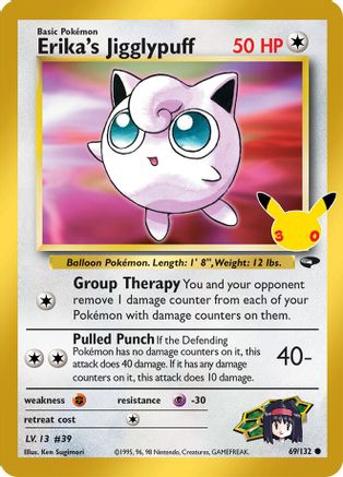 Erika's Jigglypuff 069  - Holofoil - Classic Collection