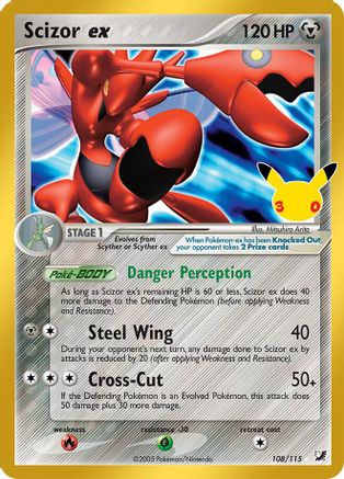 Scizor ex 108  - Holofoil - Classic Collection