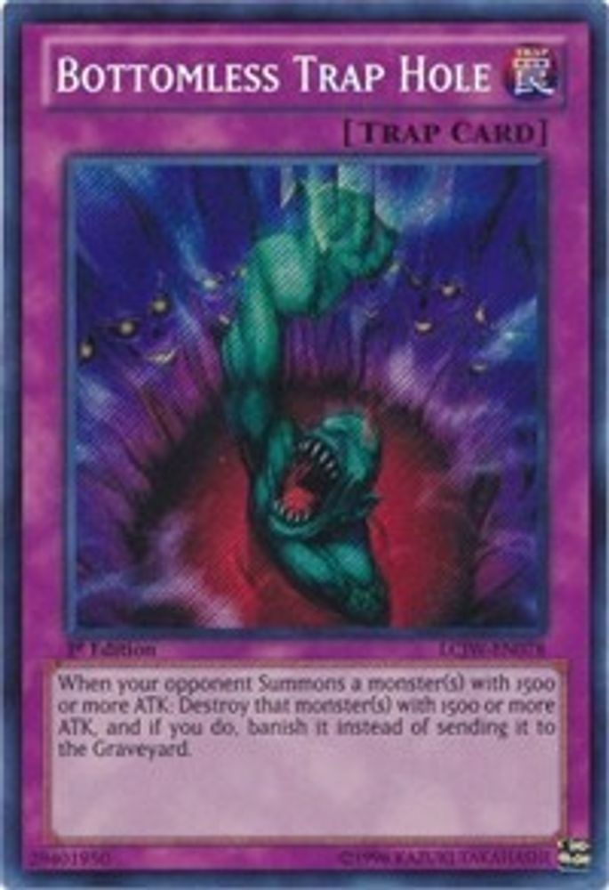 Bottomless Trap Hole (LCJW-EN078) - Secret Rare
