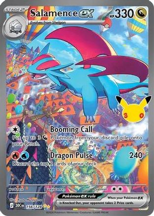 Salamence ex 156/128  - Holofoil - Special Illustration Rare