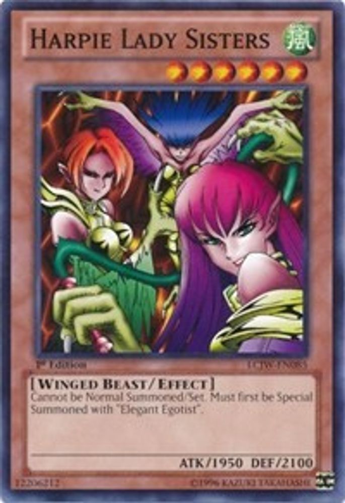 Harpie Lady Sisters (LCJW-EN085) - Common
