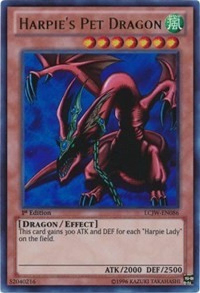 Dragon de compagnie de Harpie [LCJW-EN086] Ultra Rare 
