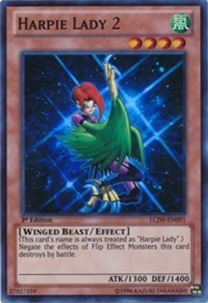 Harpie Lady 2 (LCJW-EN091) - Super Rare