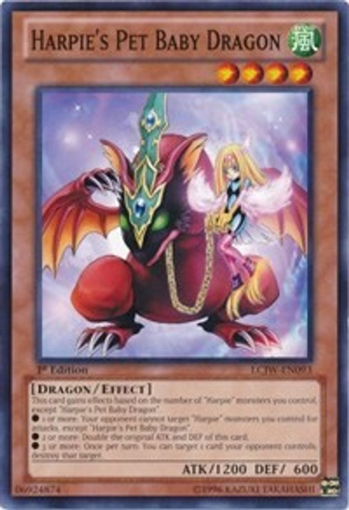 Harpie's Pet Baby Dragon (LCJW-EN093) - Common