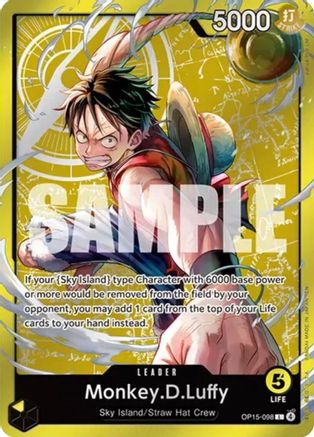 Monkey.D.Luffy (OP15-098) (Luffy Deck) (OP15-098) - Leader