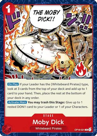 Moby Dick (Ace Deck) (OP16-021) - Rare