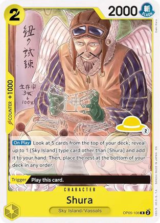 Shura (Luffy Deck) (OP05-106) - Rare