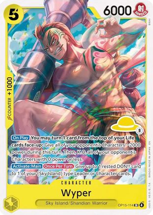 Wyper (Luffy Deck) (OP15-114) - Super Rare