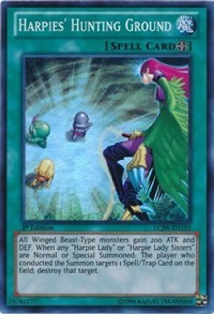 Harpies' Hunting Ground (LCJW-EN102) - Super Rare