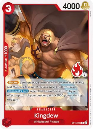 Kingdew (Ace Deck) (ST15-003) - Common