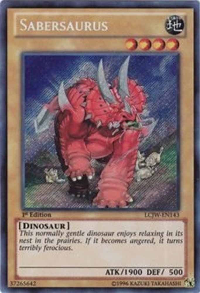 Sabersaurus (LCJW-EN143) - Secret Rare